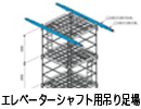 ＳＬ：エレベーターシャフト用吊り足場